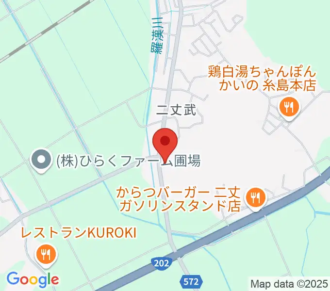 糸島Greenchordの地図