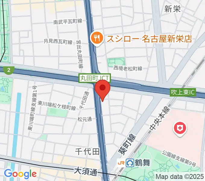 島村楽器 名古屋ギター&リペア店の地図