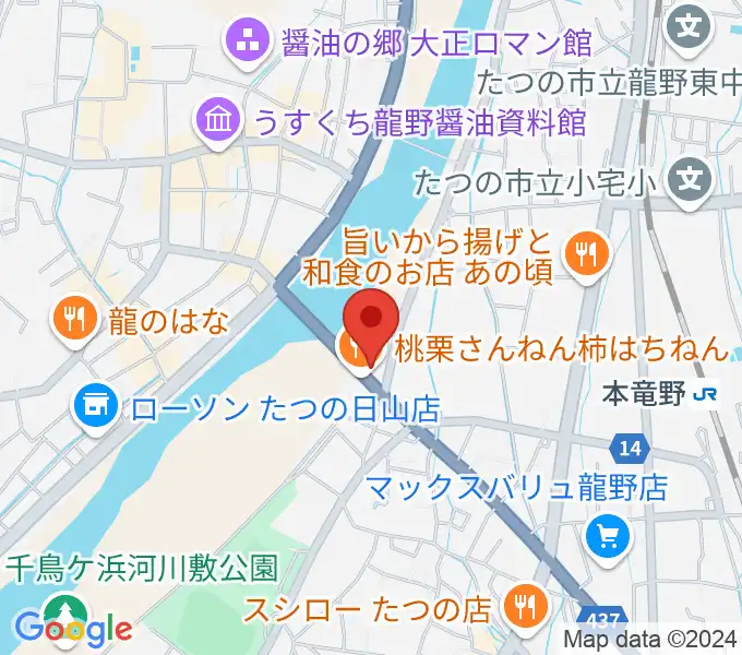 ガレリア アーツ＆ティーの地図