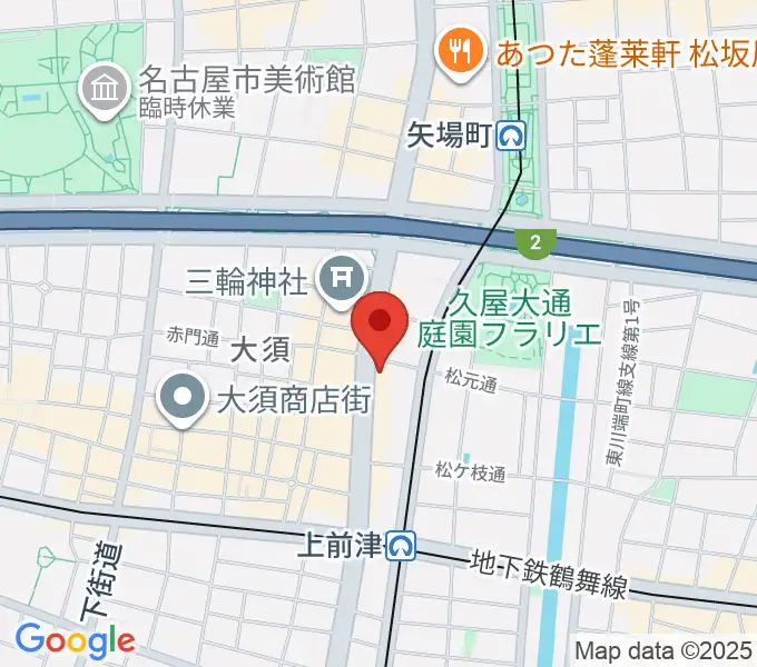 ESPミュージックスクール名古屋校の地図