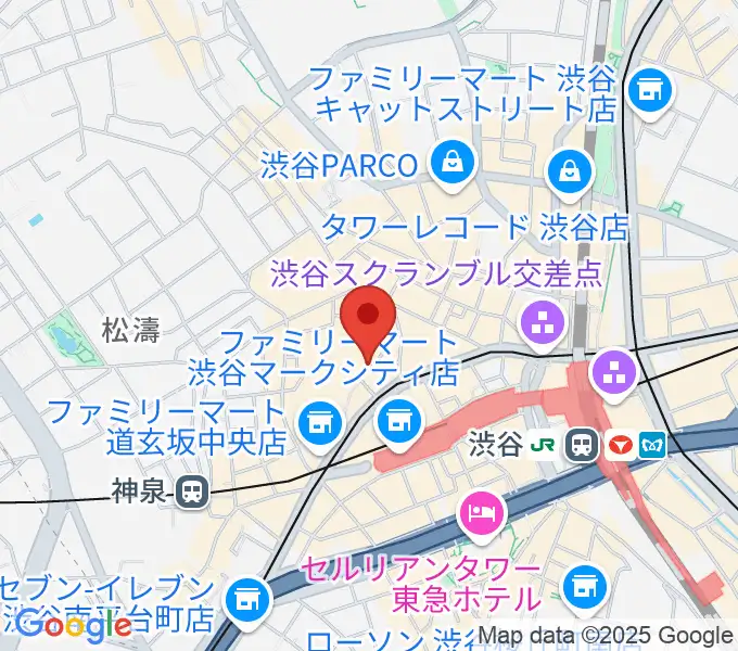 渋谷KO-KOの地図