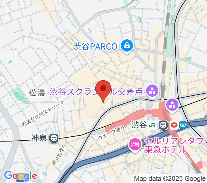 渋谷KO-KOの地図