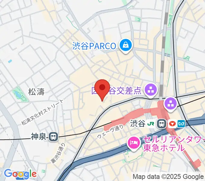 渋谷KO-KOの地図
