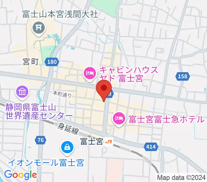 ロックハウスポパイの地図