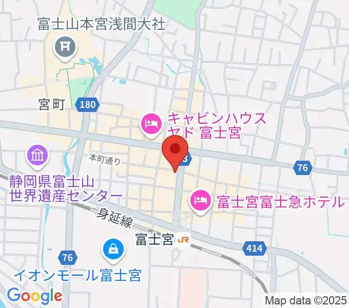 ロックハウスポパイの地図