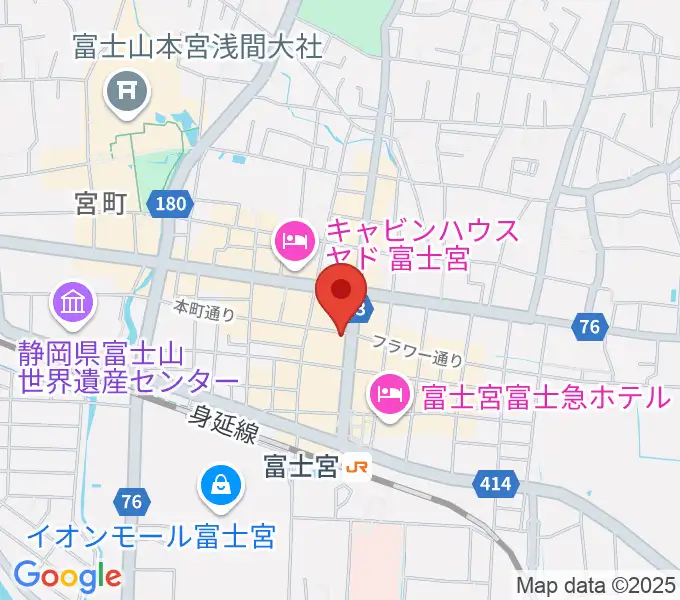 ロックハウスポパイの地図