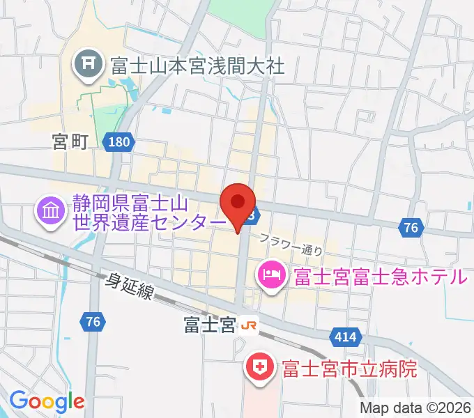ロックハウスポパイの地図