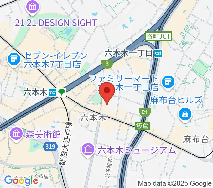六本木REAL DIVA'Sの地図