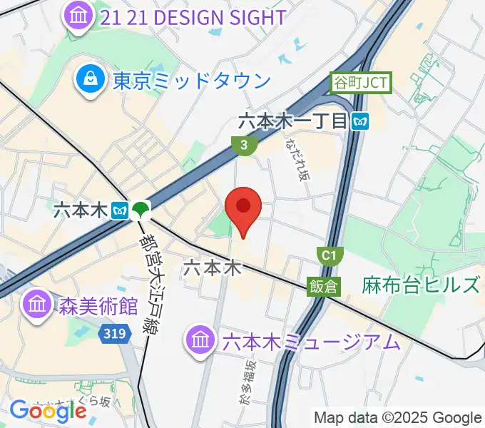 六本木REAL DIVA'Sの地図