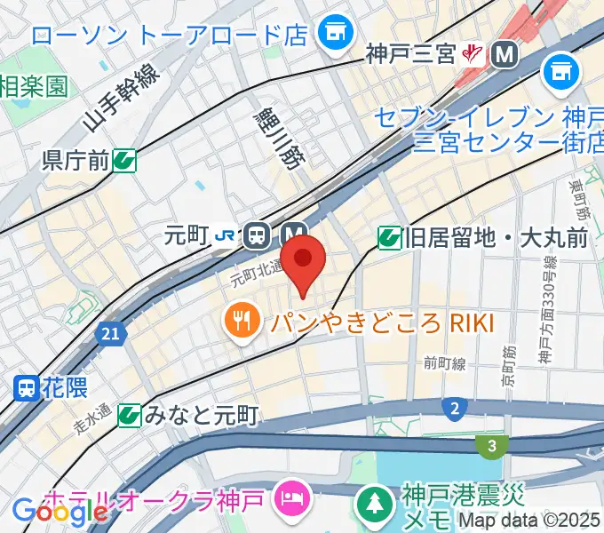 アルチザンハウス神戸の地図