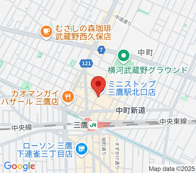 SONIDO IIの地図