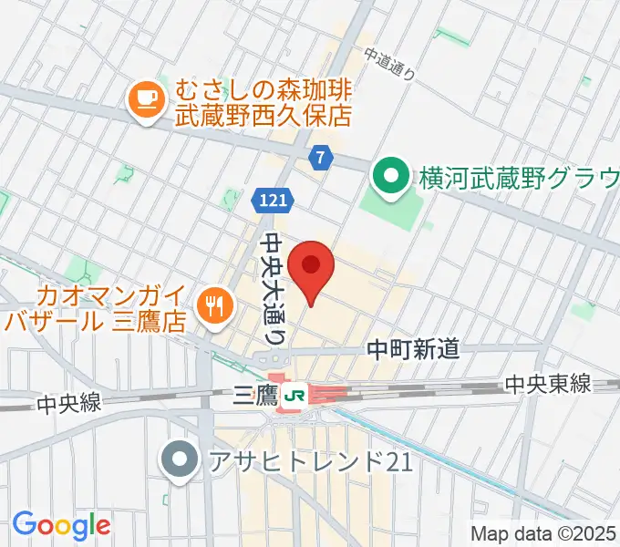 SONIDO IIの地図