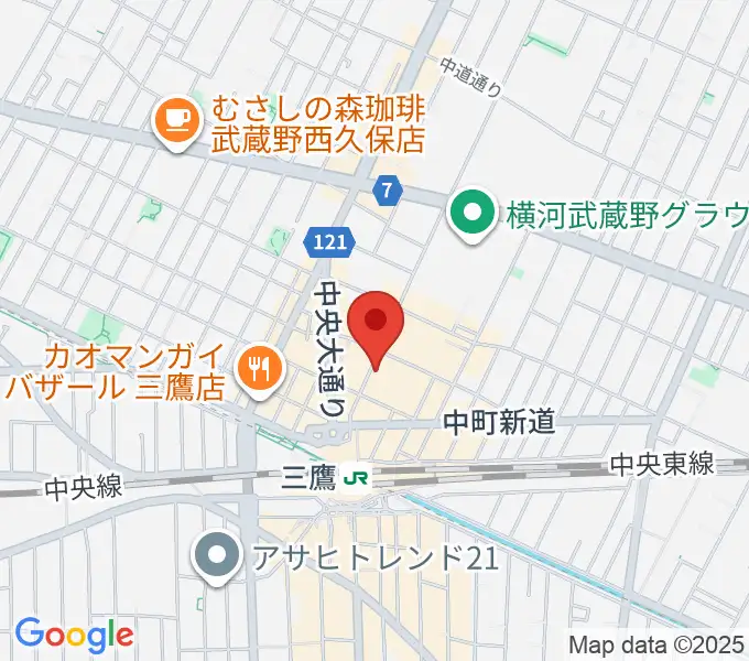 SONIDO IIの地図
