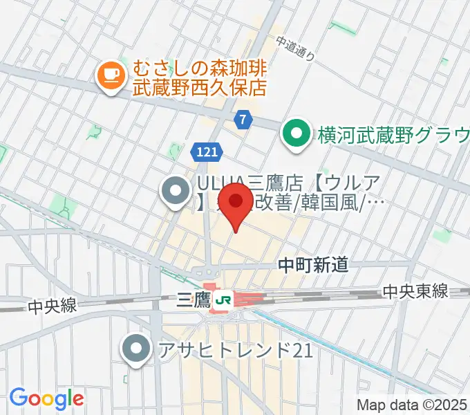 SONIDO IIの地図