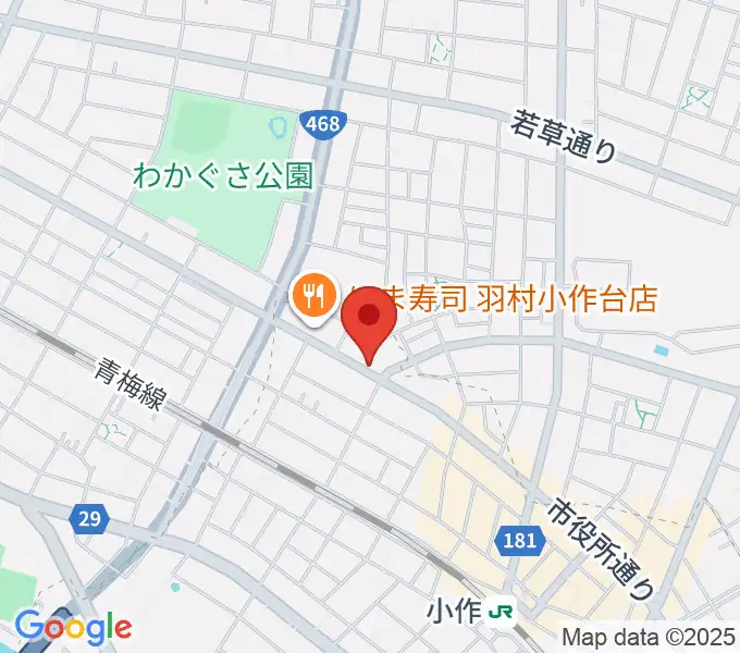 小作パーパスの地図