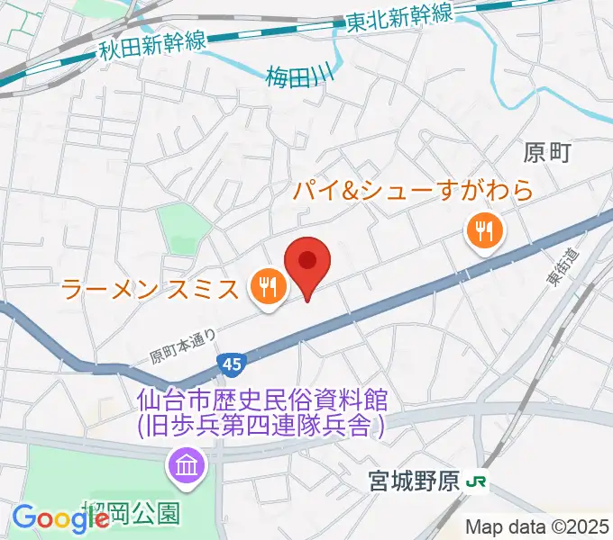 UNION / FUNNELの地図