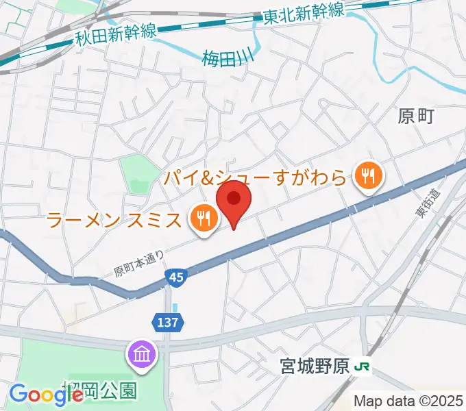 UNION / FUNNELの地図