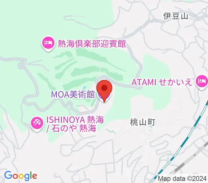 MOA美術館の地図