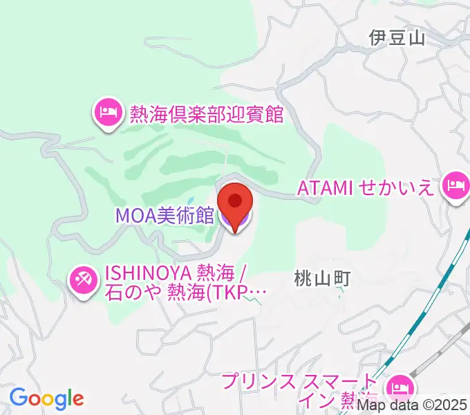 MOA美術館の地図