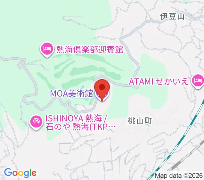 MOA美術館の地図