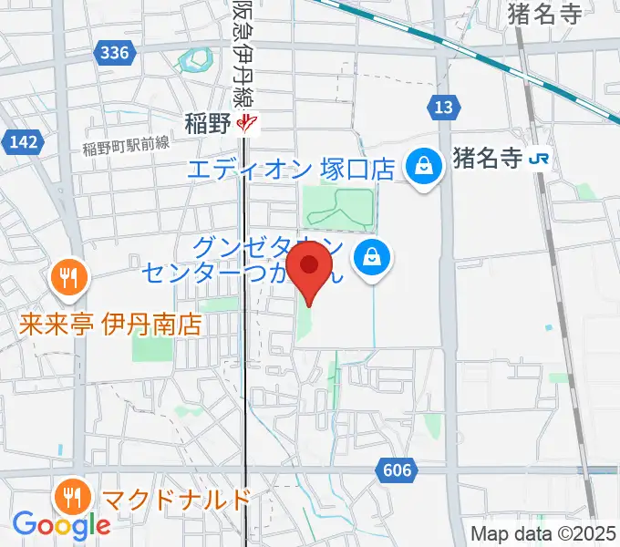 ローゼンビートクライネルザールの地図