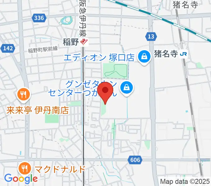 ローゼンビートクライネルザールの地図