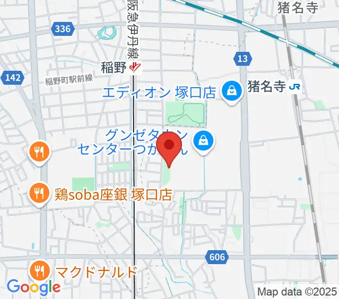 ローゼンビートクライネルザールの地図