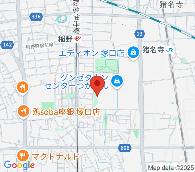 ローゼンビートクライネルザールの地図