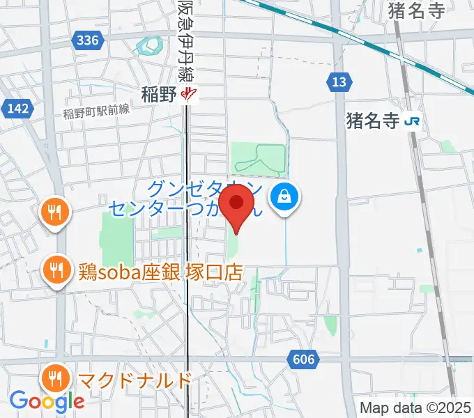 ローゼンビートクライネルザールの地図