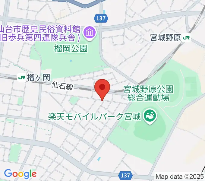 ギターハウスフレットの地図