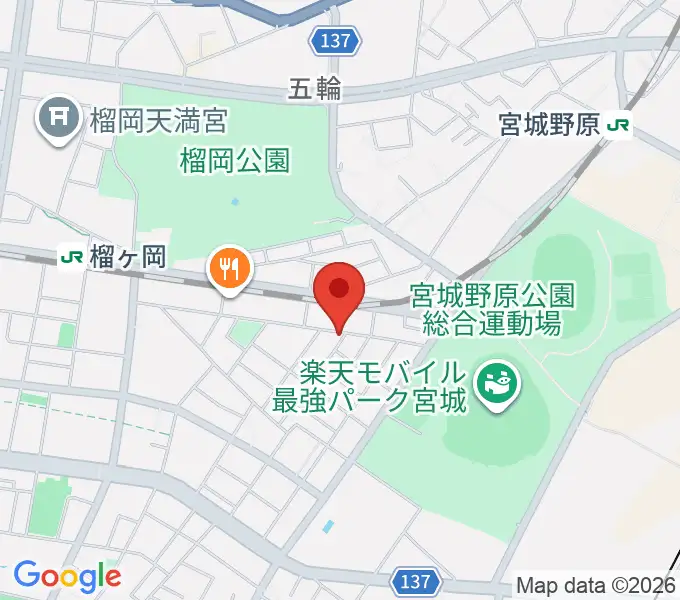 ギターハウスフレットの地図