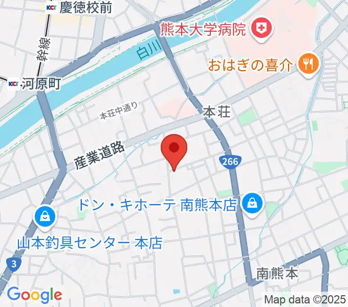 熊本サロンDOLCEの地図