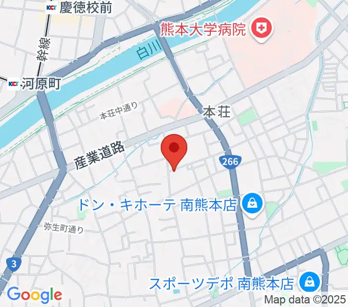 熊本サロンDOLCEの地図