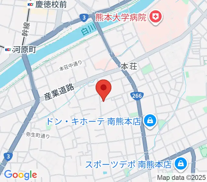 熊本サロンDOLCEの地図