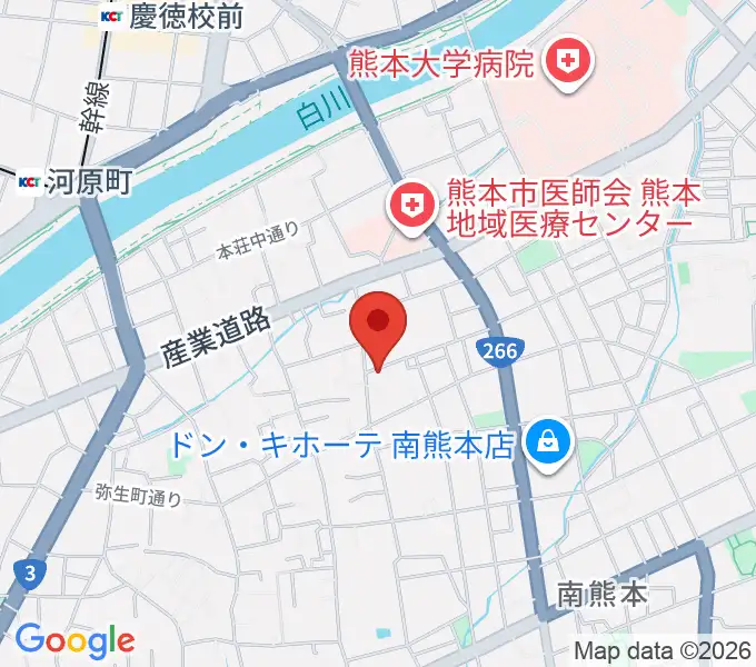 熊本サロンDOLCEの地図