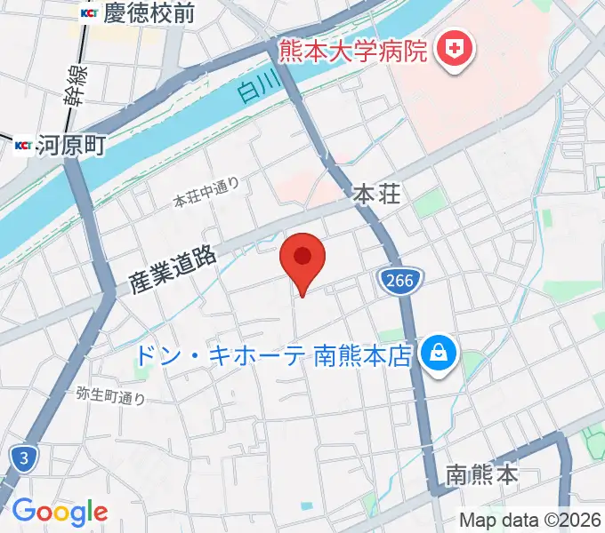 熊本サロンDOLCEの地図