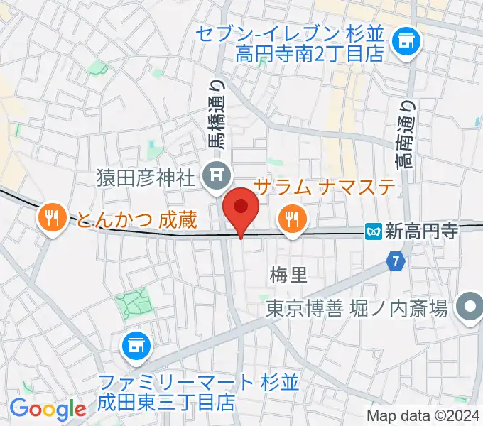 OTOlabの地図