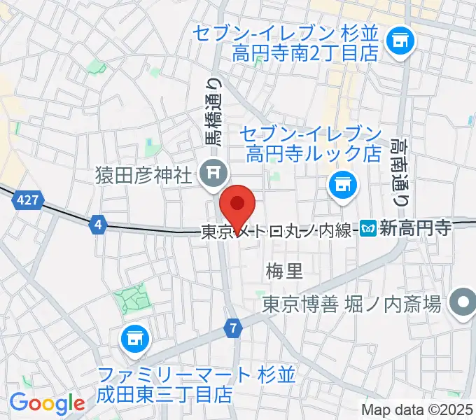 OTOlabの地図