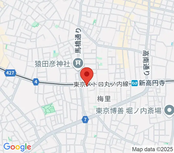 OTOlabの地図