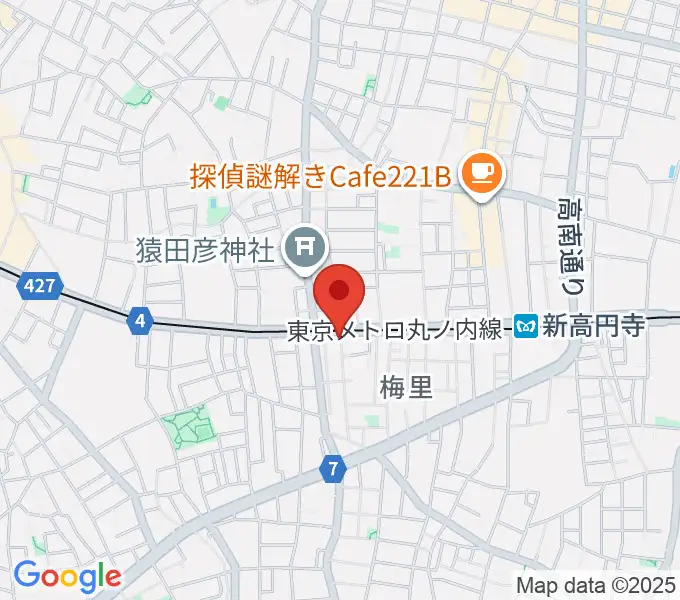 OTOlabの地図