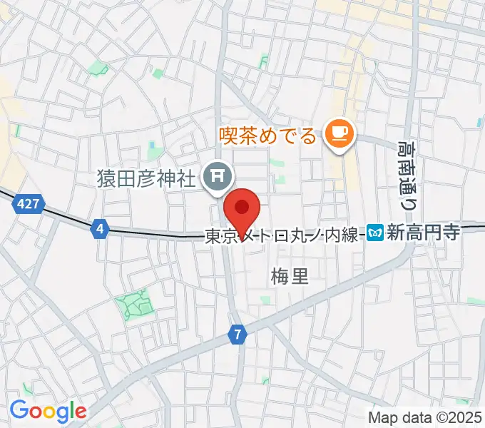OTOlabの地図