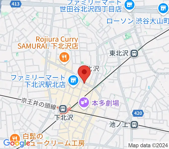 下北沢ムムリック・マーフィーの地図