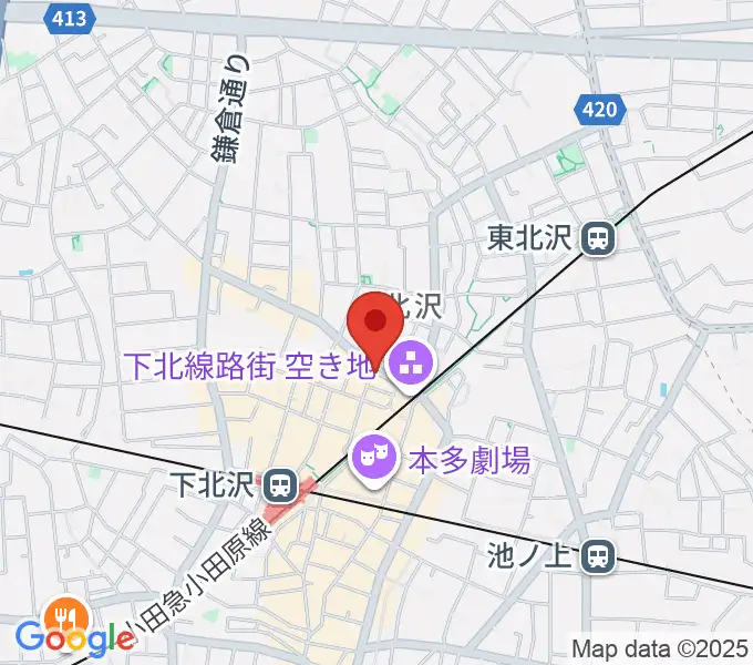 下北沢ムムリック・マーフィーの地図
