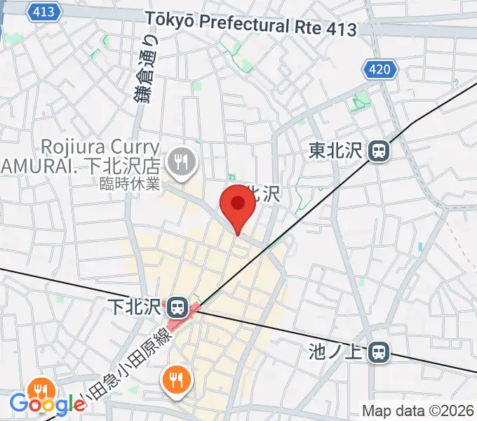 下北沢ムムリック・マーフィーの地図
