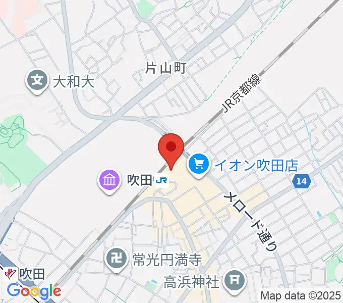 さんくすホールの地図