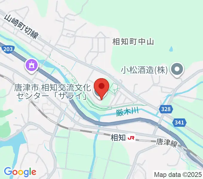 相知交流文化センターの地図
