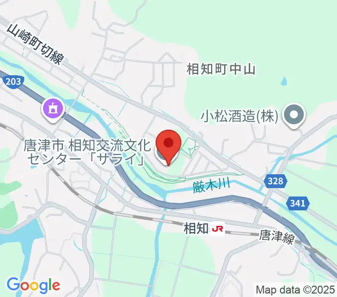 相知交流文化センターの地図