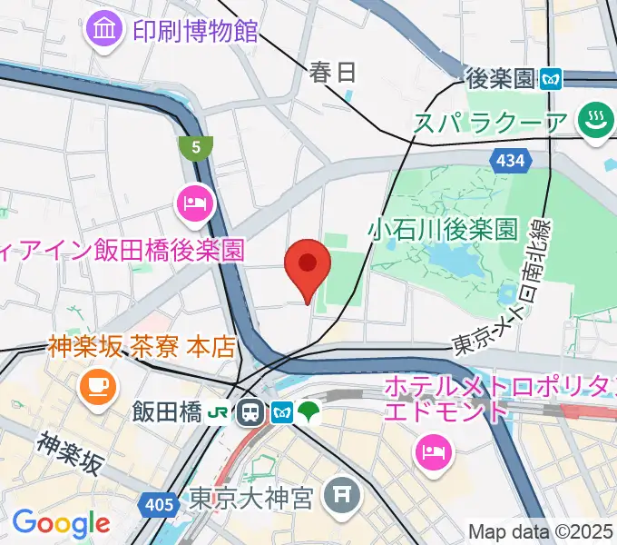 松尾弦楽器 東京店の地図