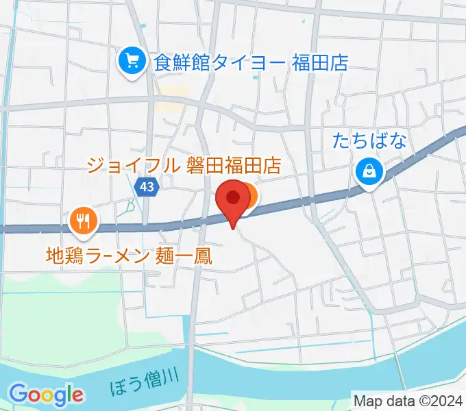 ドルチェ倉庫の地図