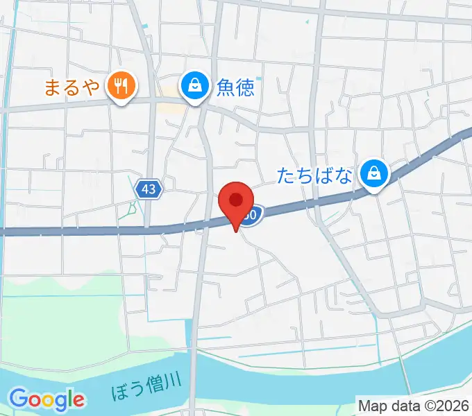 ドルチェ倉庫の地図